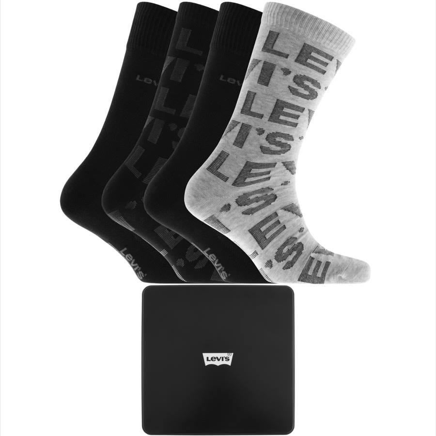 Alternative Image for ProductLevis 168SF 4 Pack Socks Gift Set Black1